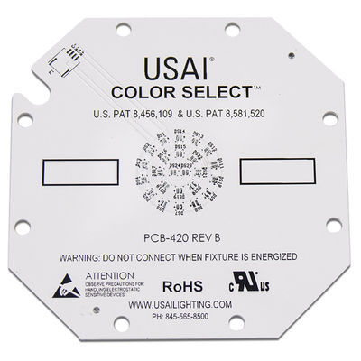 Bảng mạch PCB cung cấp điện SMT với lớp hoàn thiện màu bạc nhúng HASL ENIG OSP
